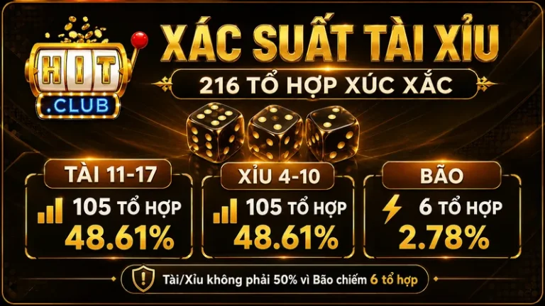 Xác Suất Tài Xỉu | Giải Mã Thuật Toán RNG 48.61% HITCLUB